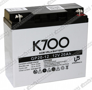 Тяговый аккумулятор GP 20-12 - фото