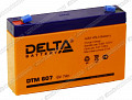 Аккумулятор тяговый Delta DTM 607 7 Ач