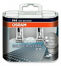 Osram H4 12V-60/55W SilverStar 2.0 Duo-Box (2шт)