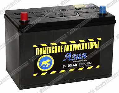 Автомобильный аккумулятор 6СТ-95.1L Азия - фото